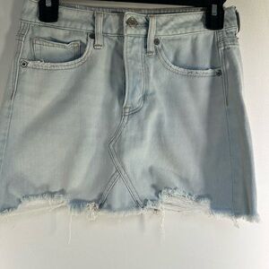 American Eagle Outfitters Light Blue Denim Skirt